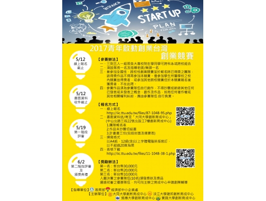 2017 青年啟動創業台灣競賽